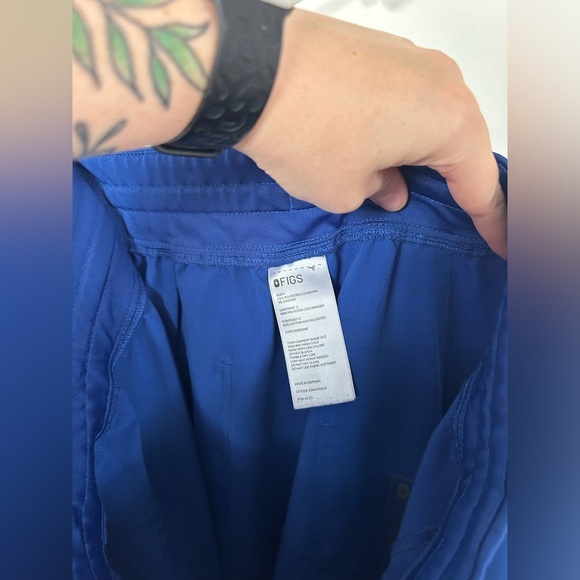 BNWOT Winning Blue High Waisted Zamora Jogger Scrub Pants Size 4XL - Picture 10 of 11